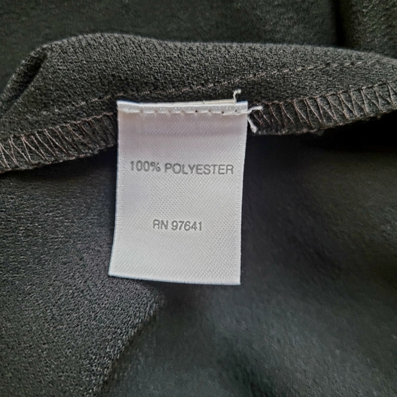 J.Jill Black V-Neck Loose Fit Long Sleeve Blouse - Picture 3 of 6